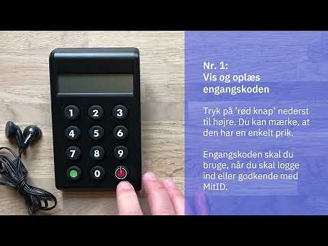 Sådan bruger du MitID kodeoplæser