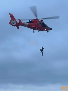 USCG Helicopter Rescues Two People From Ocean County Waters [VIDEO & PHOTOS]