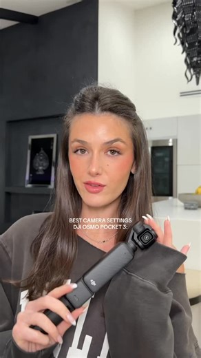 kb 🎀☁️🫧✨ on Instagram: "the settings i swear by for the @djiglobal osmo pocket 3 *ideal for vlogging* exact camera and accessories 🔗 on my shop my #dji #osmopocket3 #camerasettings #vlogging"