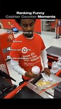 Ranking funny cashier counter moments #foryou #funny #funnyshorts #funnyvideo #fypシ゚viral
