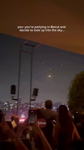 2.1K views · 326 reactions | Imagine you’re partying, you look up and see this… #lebanon #beirut #nightlife #middleeast #peace #arab #scary | Lebosabroad | Facebook