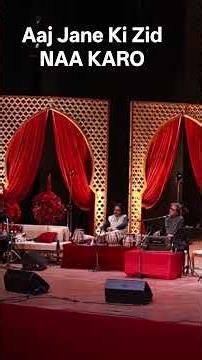 Aaj Jane ki Zid Na Karo | Talat Aziz | Live Ghazal Performance