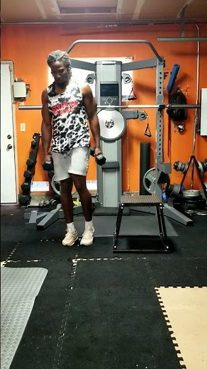 Dumbbell Transverse Step Ups