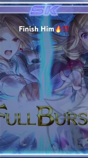 Tutorial boss vibes, finishin a full burst combo