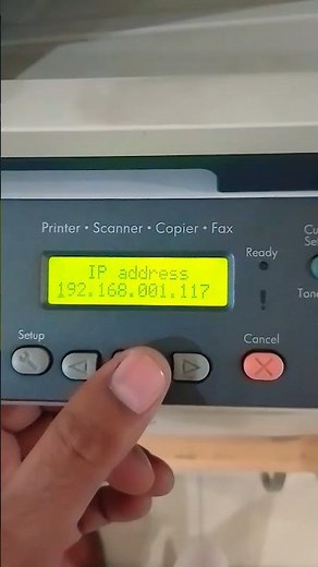HP Laserjet M2727 nf network settings