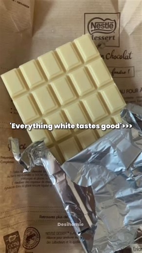 @desi.homie on Instagram: "White chocolate best"