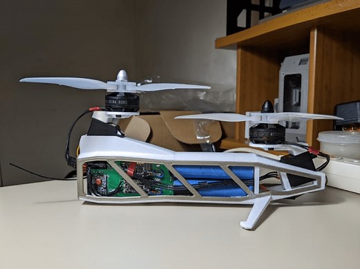 This Nano 33 IoT-controlled bicopter uses a pair of rotors to achieve stable flight | Arduino Blog