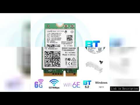 QCNCM865 M.2 Network Card Bluetooth 5.3 up to 5.8Gbps Better than Wifi 6E Wlan Wireless Adapter Only