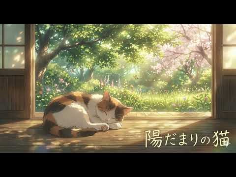 【日系和風輕音樂】陽だまりの猫 (The Cat in the Sun) | 吉卜力畫風 Ghibli Style | 治癒系/貓咪BGM/放鬆睡眠