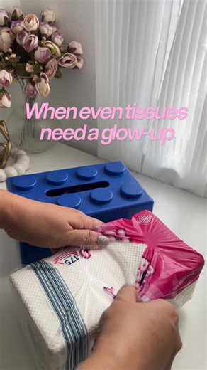 Glow Up Your Tissue Holder with Pop Colors