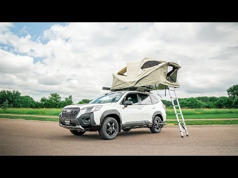 Thule Roof Top Tent & Awning | Subaru | Visual Demonstration Overview