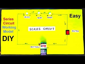 series circuit working model with bulb - science project for exhibition - diy | DIY pandit