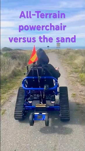 Gold Beach, Oregon: David's All-terrain Powerchair Takes On the Sand