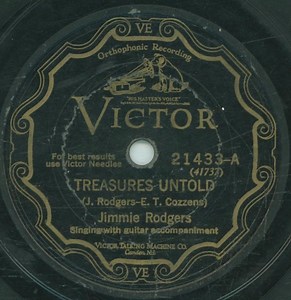 Jimmie Rodgers - Treasures Untold / Mother Was A Lady (If Brother Jack Were Here)