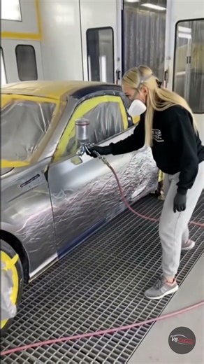 🔥Satisfying Custom Bare Metal Paint Job Process 🎨✨