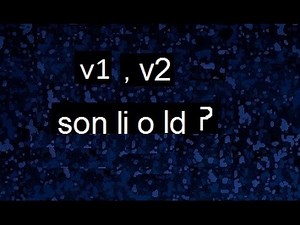 Linealmente independientes o Linealmente dependient, li , ld, ejemplo resuelto