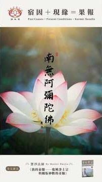 Master Huijing｜Past Causes + Present Conditions = "Karmic Results" (Excerpt from My Birth Chart)