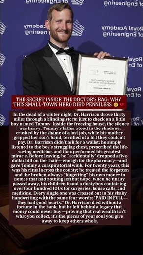 THE SECRET INSIDE THE DOCTOR’S BAG: WHY THIS SMALL-TOWN HERO DIED PENNILESS 🤫💔