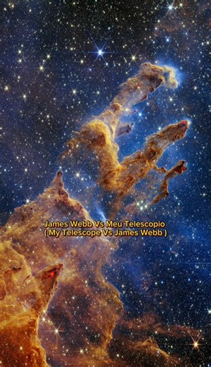 James Webb Vs Meu Telescopio #viral #shorts #jameswebb #nightsky #space #nasa #astronomy #universe