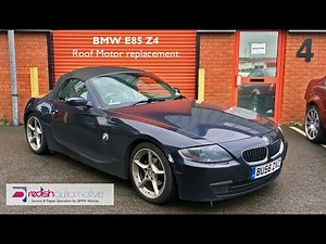 BMW E85 Z4 Roof Motor replaced and Roof Drains Unblocked