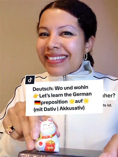 Not paid to use this cat or book, but I guess I have to mark it? 🐱Learn in this video how to differentiate the meaning between the German case Dativ and Akkusativ after a preposition, by studying 3 German sentences as example. Lerne den Bedeutungsunterschied zwischen Akkusativ und Dativ nach Wechselpräpositionen am Beispiel von drei deutschen Sätzen mit der Präposition auf. #Germanvocabulary #germanwords #Germanforbeginners #Deutschlernen #LearnGerman