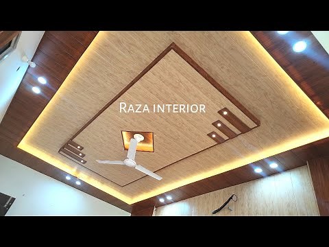 Letest PVC Ceiling Design 2020/ How to make 3d PVC Ceiling Design ‪@Raza_Interior‬
