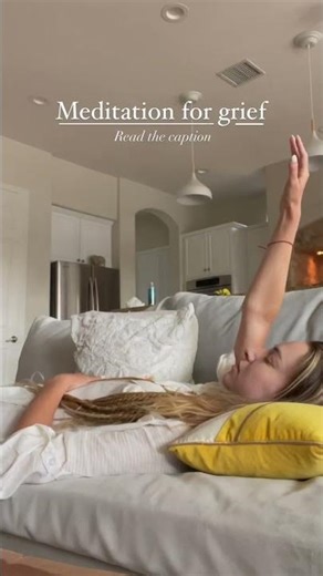 Save this post 🔐 grief meditation instructions below 👇 Grief can come up in our healing journey