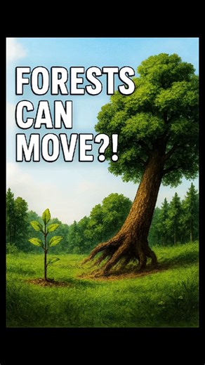 "Forests Can Move🌍🌲 The Hidden Science of Nature's Travelers #shorts#shortsfeed