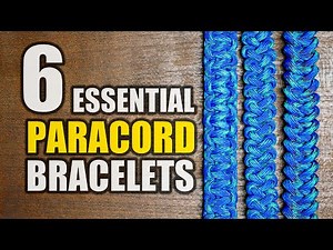 6 ESSENTIAL Paracord Bracelets