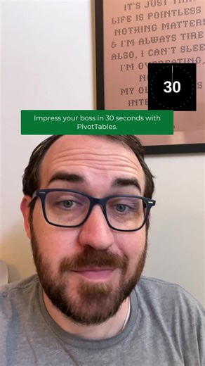 How to do a basic PivotTable in Excel. Google Sheets is very similar as well. PivotTables are great at taking large datasets and summarizing them any way you want. #excel #workhacks #googlesheets | Spreadsheet Nation