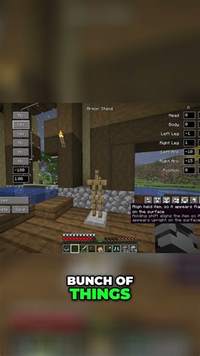 UNLEASH Your Armor Stand's SECRET Poses! Minecraft Mod #minecraft