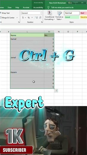 Beginner vs Expert in Excel 🔥 | Enter Names Like a Pro | Office Excel Pro