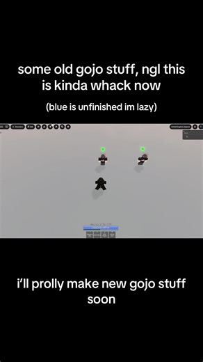 Skill Building in Roblox with Gojo