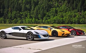 The Grand Tour 兰博基尼aventador 本田NSX Rimac Drag Race 谁更快？