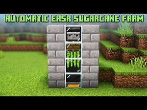 Sugarcane Farm Minecraft 1.21.10! [JAVA & BEDROCK]