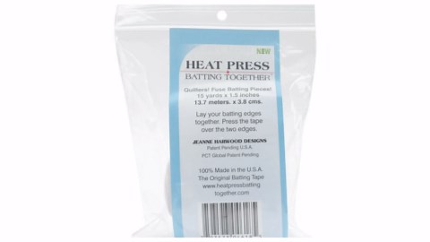 1 1/2" Fusible Batting Tape 2 Pack