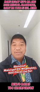 Naku ibigay niyo na ang 2025 Medical Allowance, galit na yata si DBM Secretary Amenah Pangandaman. Shoutout: Malongon ES, Magsaysay, Davao Del Sur #MedicalAllowance #DBMSecretaryMinaPangandaman #TeachersDignityCoalition | Benjo Basas