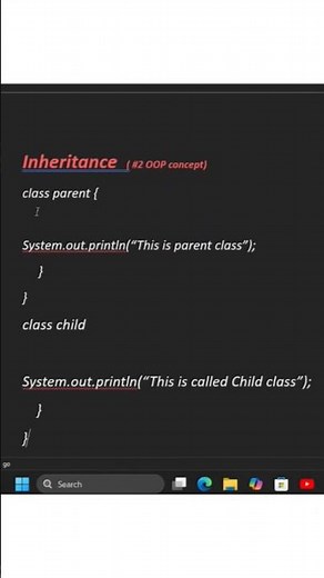 Inheritance || Java || Marathi song💕|| #explore #coding #javaprogramming #marathisong #marathireels