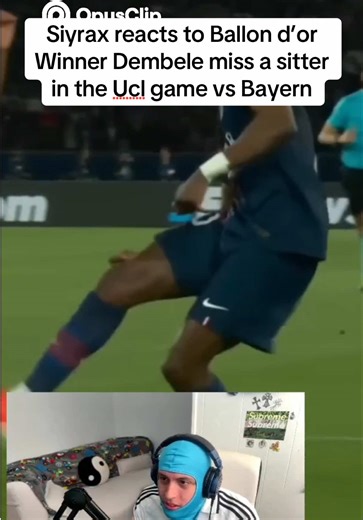 Cr7 and messi woudl never #uefa #championsleague #psg #dembele #comedy | dembele missed goal