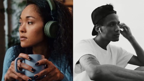 CD Player Portable, Bluetooth CD Player with Dual Headphone Jack for Home, Rechargeable Small Player for Car with Bluetooth Visibility LCD Screen