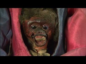 Polichinelle musicien au singe, un automate à musique de la Maison Lambert - Automates et boîtes à musique