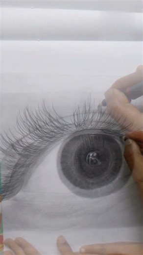 How to draw realistic eye | hyper realistic shading of eye 😲🎨🎨💯