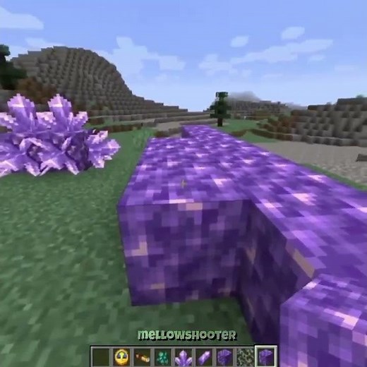 Minecraft amethyst makes among us drip theme