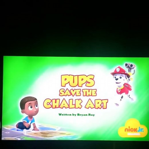Paw Patrol 2013 2022 S3 Pups Save Chalk Art