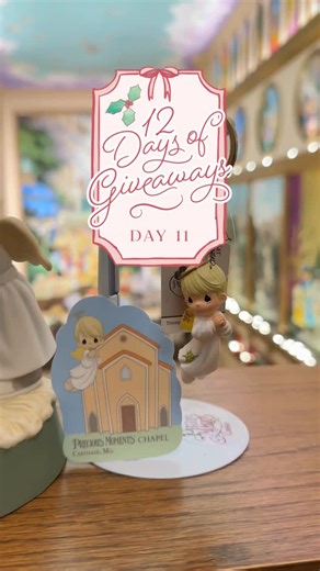 Precious Moments on Instagram: "On the 11th Day of Christmas, Precious Moments is giving you the chance* to win an exclusive gift set from @precious_moments_chapel! This set includes a three-pack of stickers, a figurine, a snow globe, a keychain, and an ornament, all of which can only be found at the Precious Moments Chapel and on our website. This gift package is perfect to keep for yourself or to give to a longtime Precious Moments fan!⠀ ⠀ To enter, comment “12Days” by 11:59 PST on Saturday, D