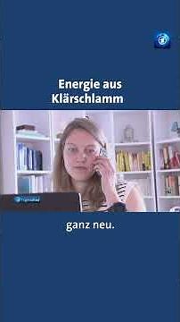 2025 wieder mehr Start-ups in Deutschland: Energie aus Klärschlamm #startup #tagesschau #nachrichten
