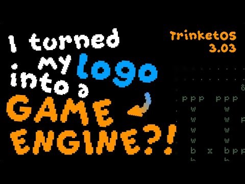 New TrinketOS logo reveal! How is it also a game engine?