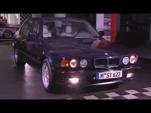 BMW 750iL E32 promotional video