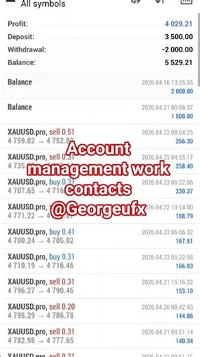 Account management work #autotradingsoftware #forexbot #forexlifestyle #forexanalysis#usa