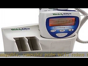 Welch Allyn 01692-200 SureTemp Plus 692 Electronic Thermometer with Wall Mount, Security System wit